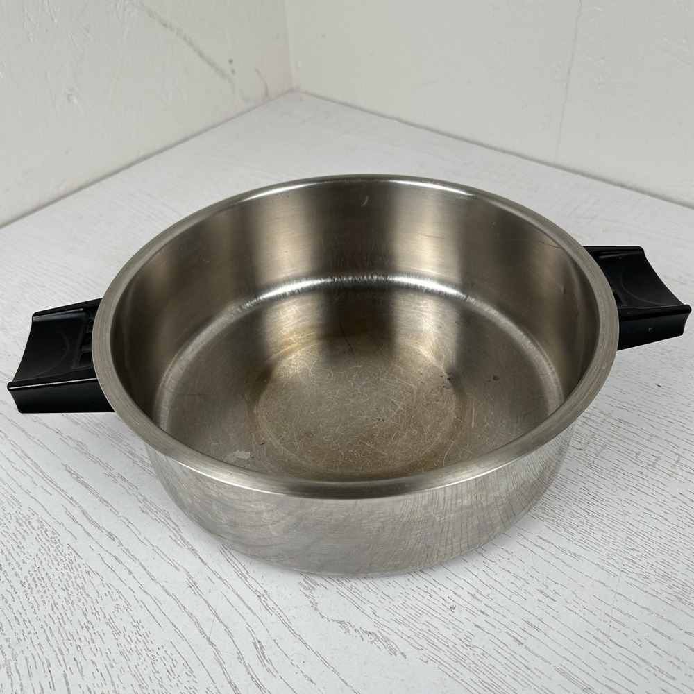 Luster Craft Cookware 3-Ply Stainless Steel High Dome Lid For 6 Qt Stock Pot